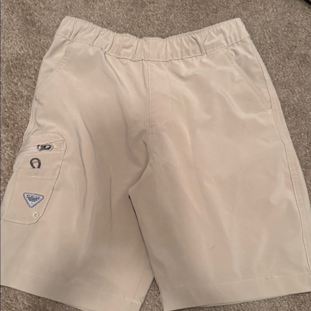 Beige Cargo Shorts boys Columbia size medium